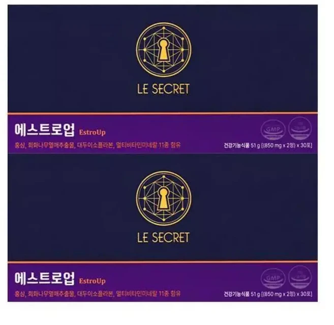 르시크릿 에스트로업 (30포x2개), 30정, 1개