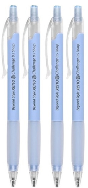 제노 챌린지 샤프 하늘, 0.5mm, 4개