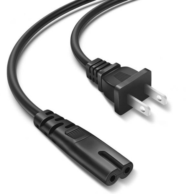 8피트 2구 TV 전원 케이블 코드 TCL Roku 스마트 LED LCD HD 24인치 32인치 40인치 42인치 43인치 48인치 50인치 55인치 60인치 65인치 75인치