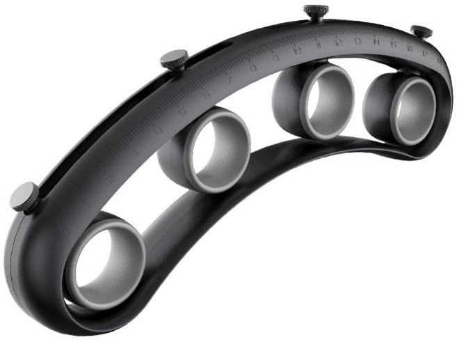 기타연습 손가락 너클 손가락 찢기 악기 손가락 확장 기타 연습도구 손가락 트레이너 찢기 연습도구, 검정색, 1개