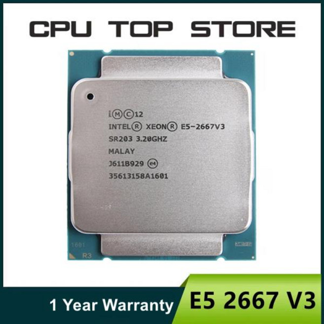 Intel Xeon E5 2667 V3 3.2Ghz 8코어 16스레드 LGA 2011-3 CPU 프로세서, 1개