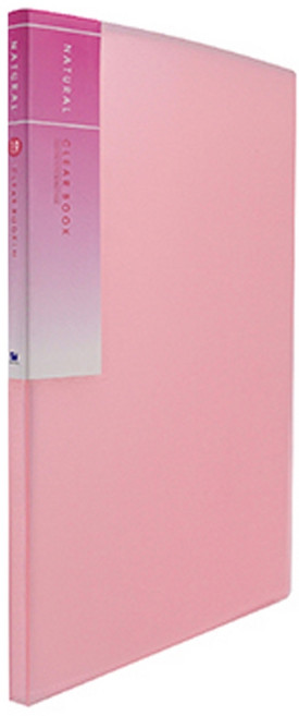 희망 고투명 크리어화일 20매입, Pink, 4개