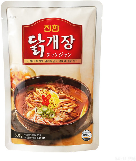 진한식품 진한 닭개장, 550g, 6개