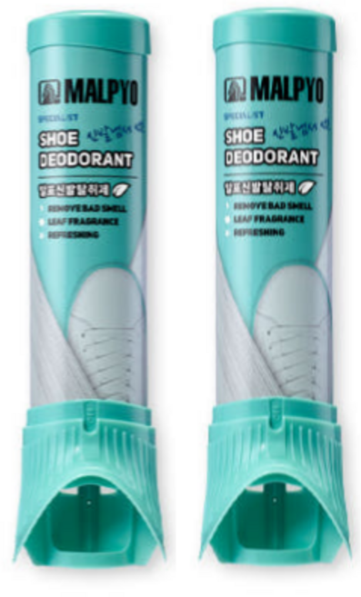 말표 신발 탈취제 프레쉬향 발냄새 제거제, 2개, 120ml