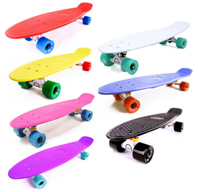 버즈런 22인치 크루져보드, 파랑, 1개