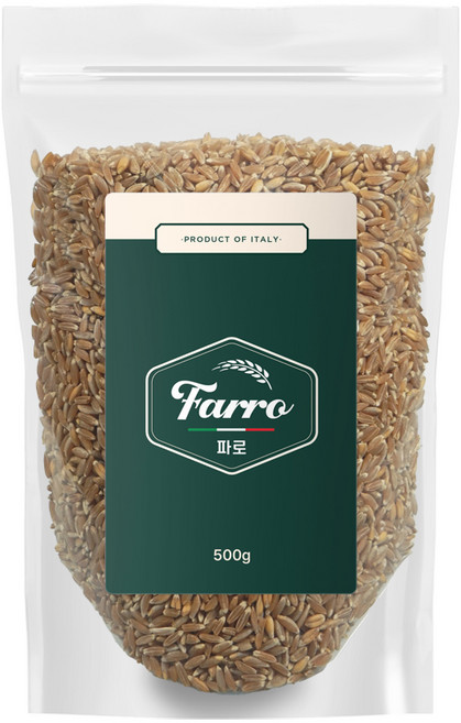 마이허브랩 파로 엠머 밀 고대 곡물 저탄고지 파로쌀 이탈리아산, 3개, 500g