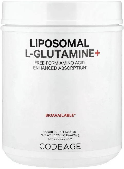 코드에이지 리포좀 리포솜 L 글루타민 플러스 분말 5000mg 무맛 472.5g, 1개 - 쿠팡
