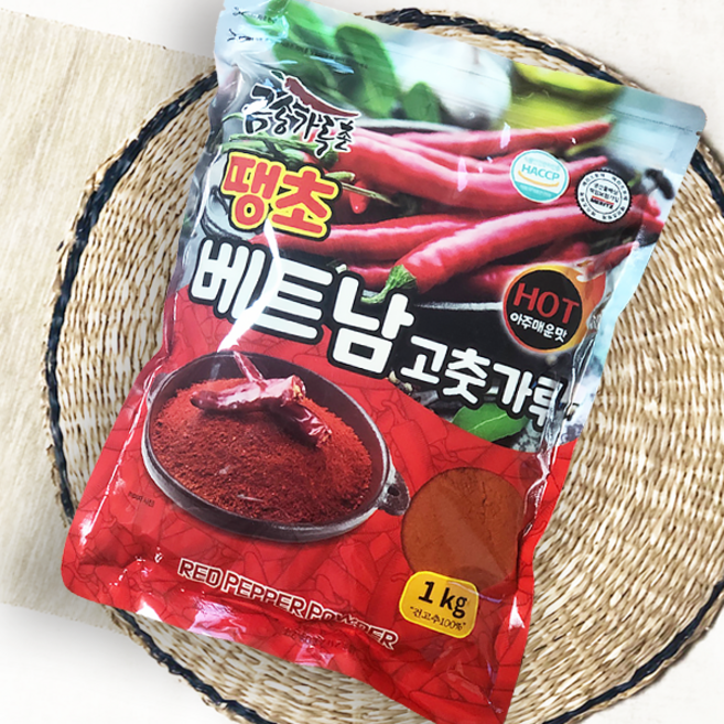 고향식품 HACCP 금송가루촌 땡초고춧가루 고운가루 1kg, 땡초고춧가루1kg(고운 아주매운맛), 1개