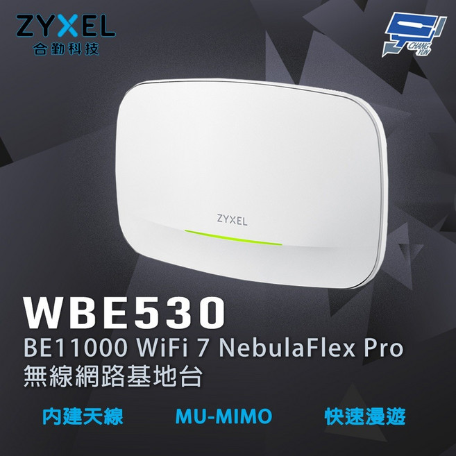 ZYXEL 合勤 WBE530 BE11000 三頻 NebulaFlex Pro 無線網路基地台, 1個