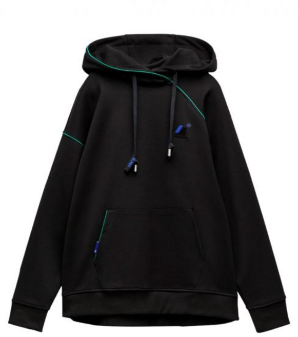 [정품아닐시3배보상] 자라 x 아더에러 콘트라스트 후드 스웨트셔츠 블랙 Zara x Ader Error Contrast Hooded Sweatshirt Black