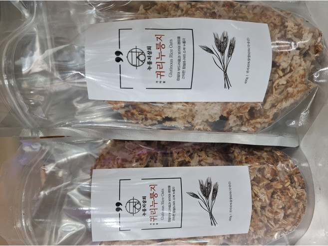 (누룽지상회)귀리누룽지(400g)전통 누룽지 아침식사 건강 간식 구수한 누룽지, 400g, 1개