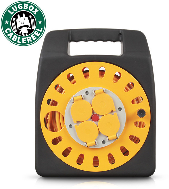 러그 박스 캡형 30M 옐로우 LUG 캠핑릴선 전선릴 리드선 케이블 코드선 야토, 상세페이지 참조, 1개