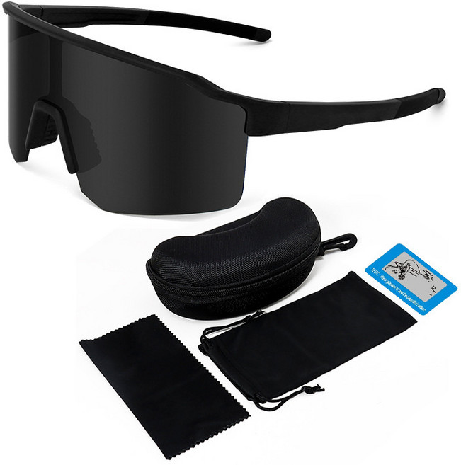 高爾夫偏光運動太陽鏡 騎行跑步防風護目鏡, 1個, 如圖所示