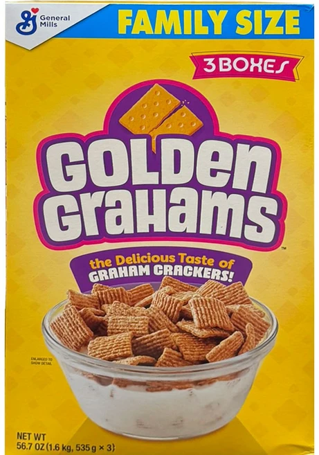 제네럴 밀스 골든 그레이엄 시리얼, 1개, 535g - 쿠팡