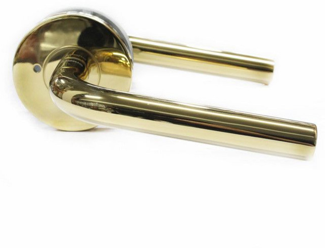 100% 고급 스텐304 방문손잡이 도어락 녹 변색에강한손잡이 욕실 원룸 바닷가 적합, 스텐304(골드), 1개