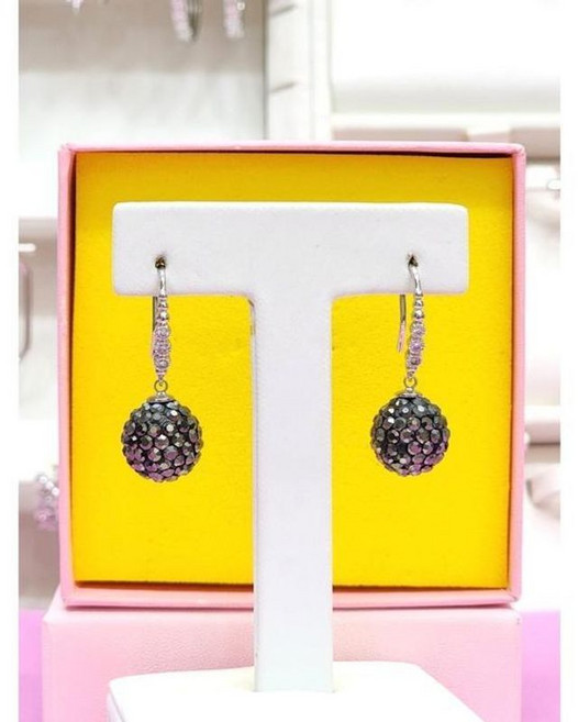 로뎀 P Best 스와로브스키 빅볼 귀걸이(블랙볼) (RD23050128)