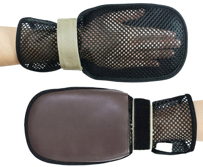 마이웰 국산 억지장갑 손목억제대 안전손장갑 실버용품 치매장갑 손싸게 MY-707, 1개