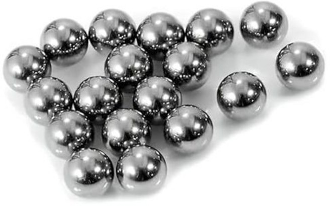 [100개] 정밀 볼 베어링 볼 크롬 강 등급 G28 호칭 7/32 직경 5.5563mm ＊강철구 강구 강철구슬