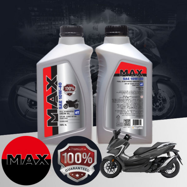 포르자 350 바이크 전용 4T MAX 10w40 합성엔진오일 1L 1병, 1개