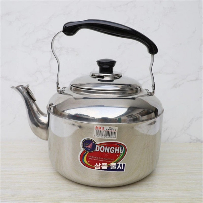 법랑주전자 가스레인지 인덕션용 감 레드 2L3L 미니멀 모양 18L, C.26cm인디안주전자6리터