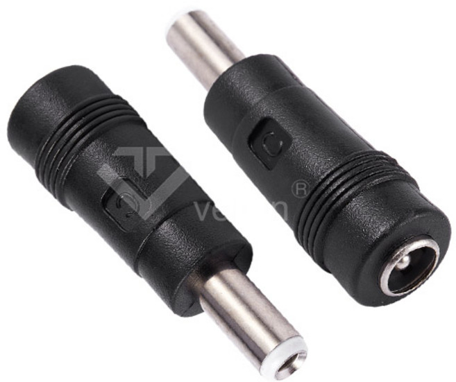 어댑터 전원 변환 젠더 DC잭 플러그 사이즈 규격 변경, 1개