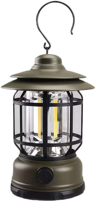 KBKXOZ 충전LED등/카세트 무드등/캠핑등/텐트등/무드등/무드등/감정실내등/홈 라이팅등/빈티지 랜턴, 초록빛