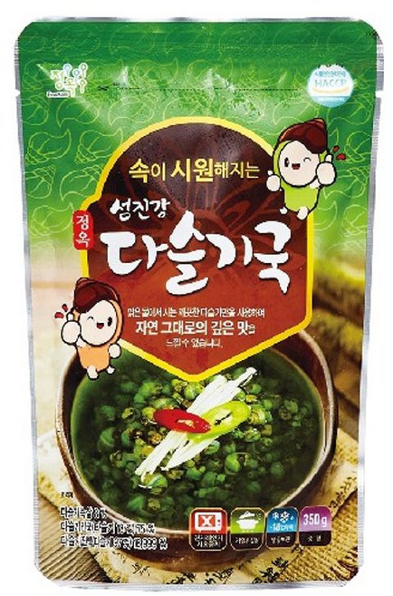 정옥 섬진강 다슬기국, 5개, 350g