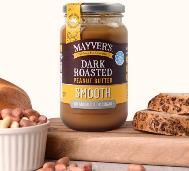 메이버스 다크로스티드 스무스 피넛버터, 375g, 1개