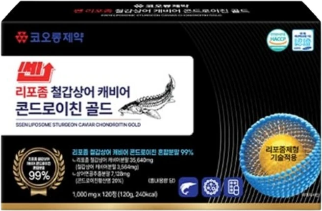 코오롱제약 리포좀콘드로이친 고관절 무릎관절 약4달분, 1박스, 240정 - 쿠팡