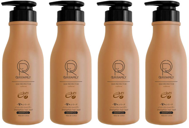 OUR FAMILY 一家人 益生菌養髮洗髮精, 400ml, 4瓶