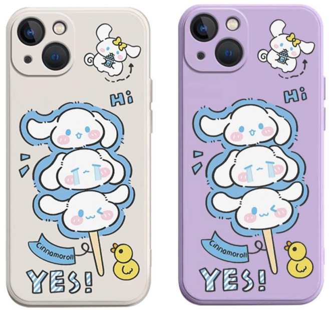 귀여운 탕후루 강아지 소프트 실리콘 아이폰 갤럭시 핸드폰 케이스