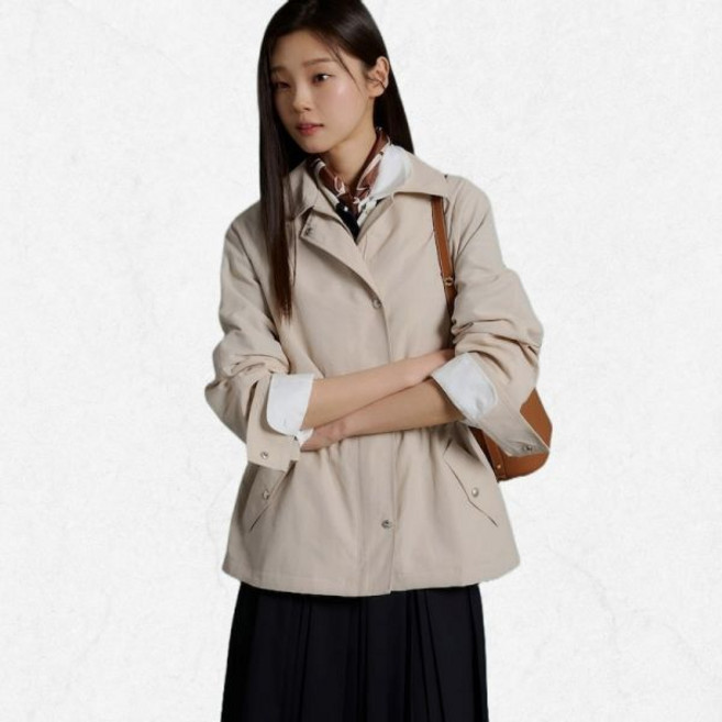 [국내정품] 빈폴 BEANPOLE LADIES 리넨 혼방 사파리 - 베이지 2590950