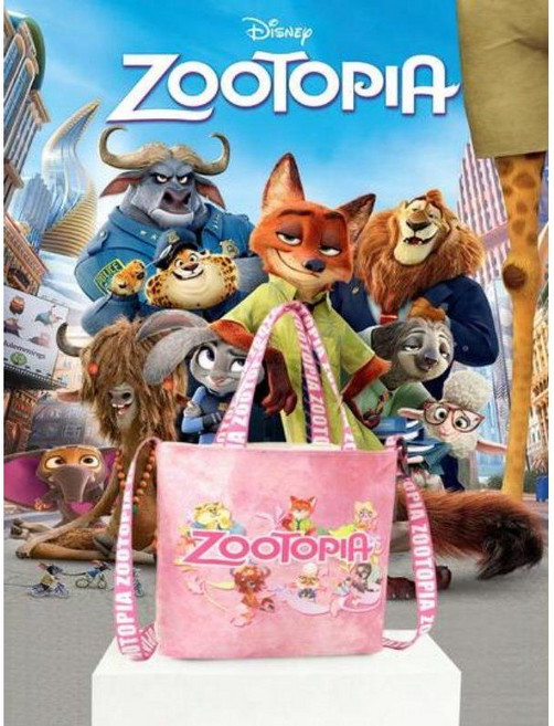 정품 주토피아 주디 패턴 경량 숄더 크로스백