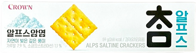 크라운 참알프스+사은품, 12개, 59g