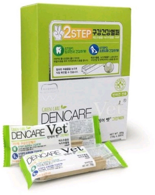 덴케어벳 그린케어30p 치석제거용 껌, 200g, 2개
