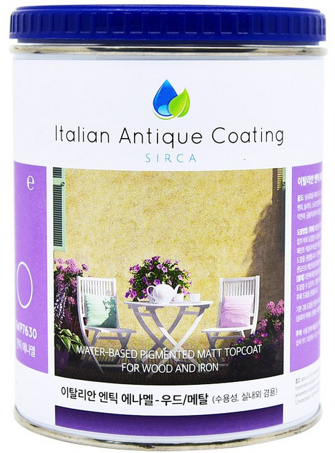 실카 엔틱 에나멜 페인트 (2.5L), 데님, 2.5L, 1개