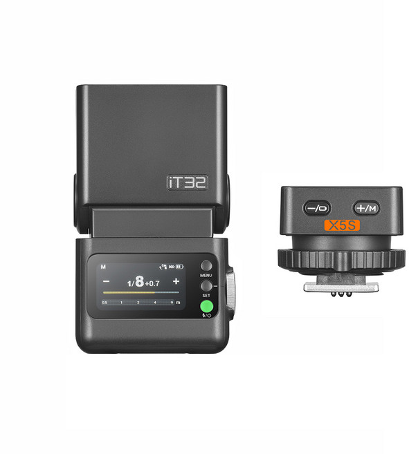 고독스 IT32 TTL 카메라 플래시, 1개, Godox-IT32+X5-S