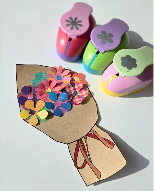 [빛나니라니]모양펀치세트 빅싸이즈 3개세트 큰싸이즈 꽃 모양펀칭기