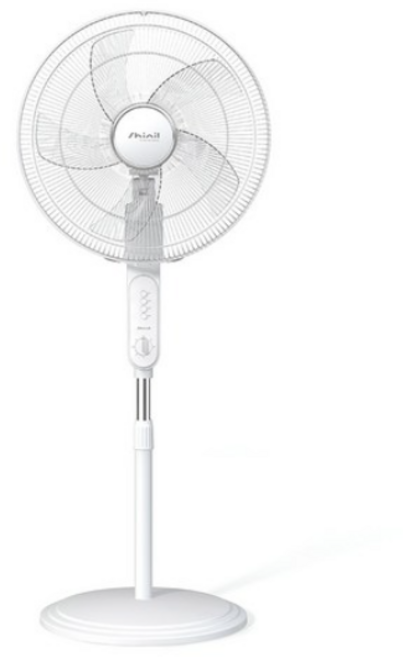 신일 저소음 가정용 업소용 높이조절 스탠드 5엽 대형 선풍기 화이트, SIF-20WFU