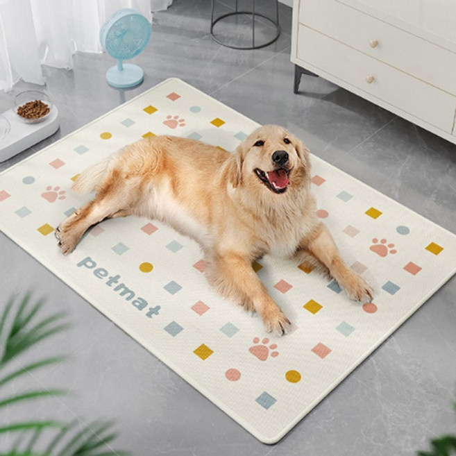 강아지쿨링매트 강아지 여름 쿨링 매트 대형 아이스 패드 방석 1P, 대형_다이아, 1개