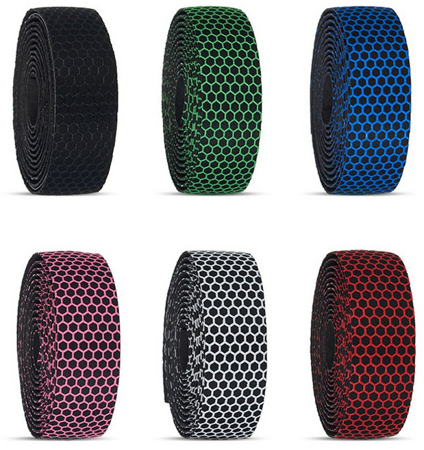 휴템 자전거 싸이클 로드 손잡이 핸들 미끄럼방지 바테잎, 블루, 1개