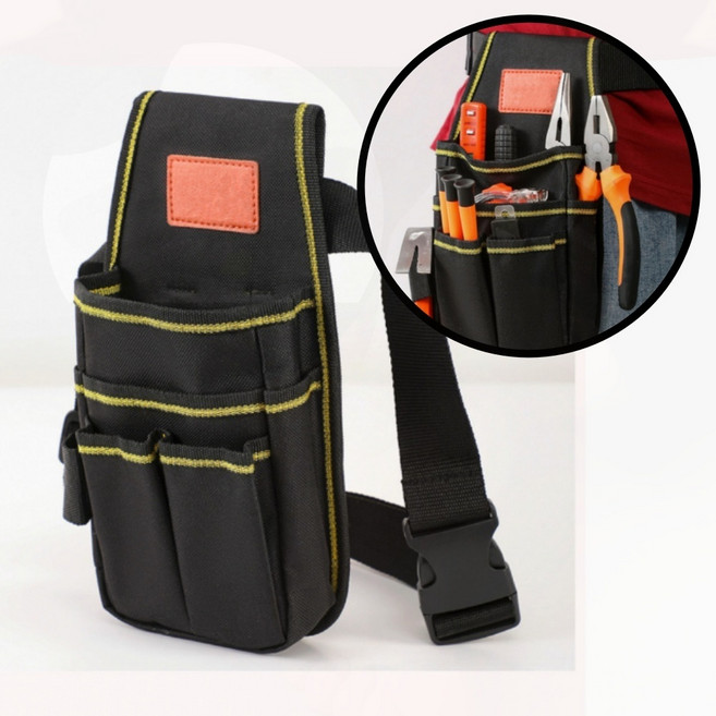 공구박스 허리 벨트 파우치 작업 도구 정리함 현장 툴 포켓, 1개