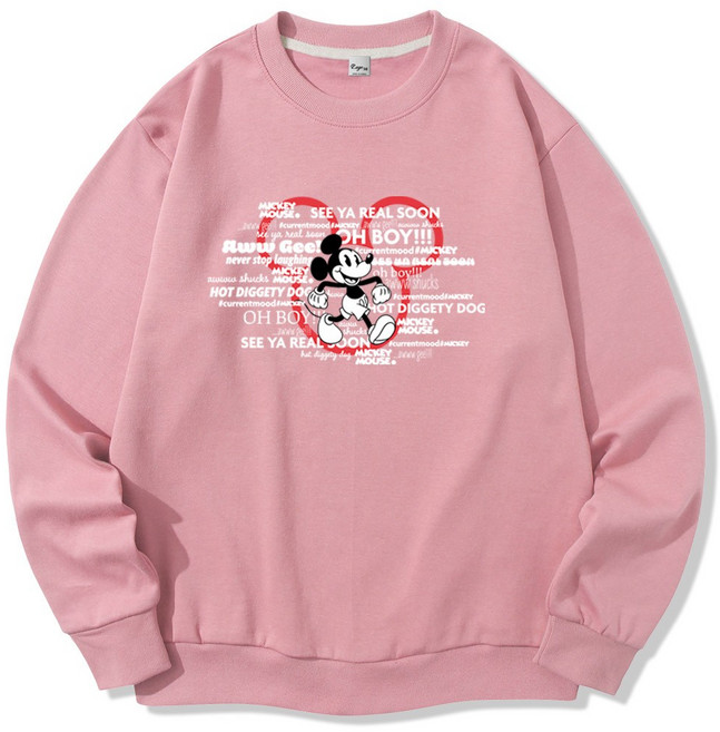 일루소 디즈니 소프트 특양면 보이 미키 맨투맨