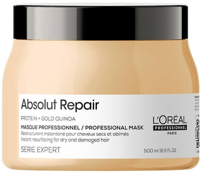 로레알 앱솔루트 리페어 골든 마스크 헤어마스크, 1개, 500ml