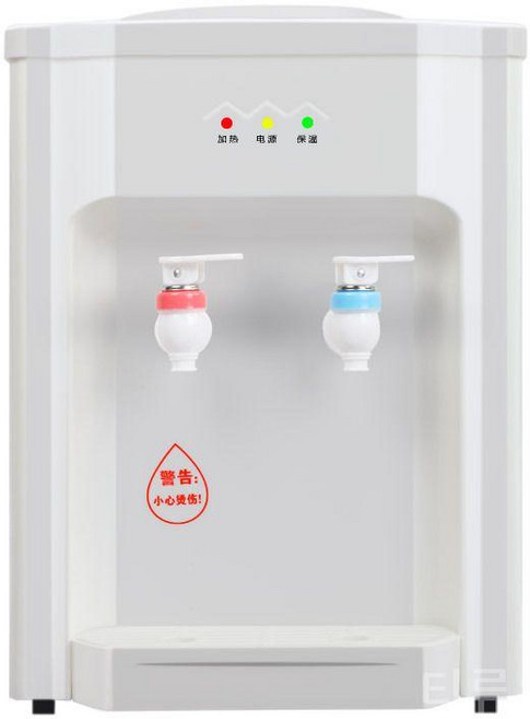 티류으스 스탠드형 냉온얼음 정수기 가정용 소형 기숙사용 에너지절약형 전기 보일러 일체형, 화이트
