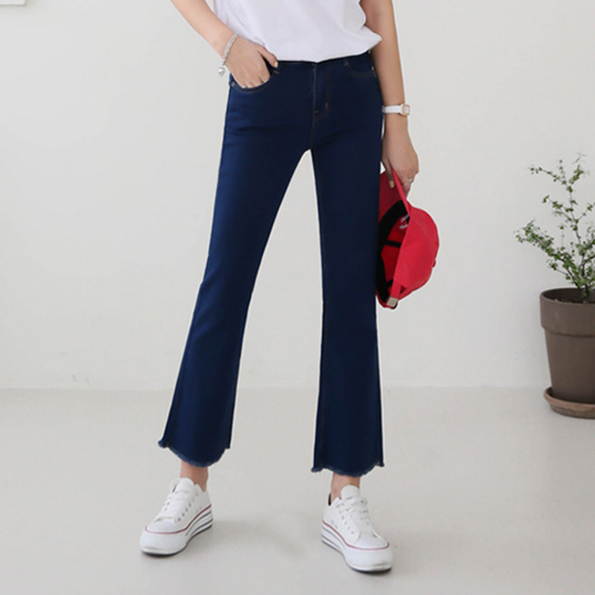 마이쏭 여성 청바지 스판 부츠컷 슈퍼텐션부츠컷데님팬츠