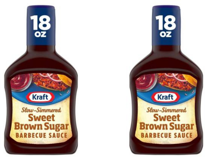 Kraft 스위트 브라운 슈가 바베큐 소스 18oz 2팩
