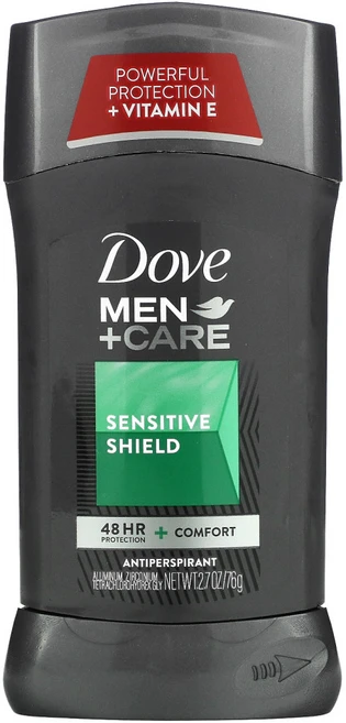 Dove Men+Care 땀 관리 데오드란트 Sensitive Shield 2.7 oz (76 g) 2팩 - 쿠팡