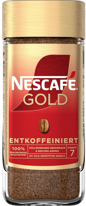 독일 네스카페 Nescafe Gold Decaffeinated 골드 디카프 인스턴트 커피, 100g, 7개