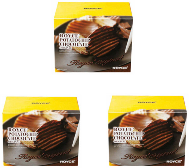 로이스 초콜릿 감자칩 오리지널, 196g, 3개